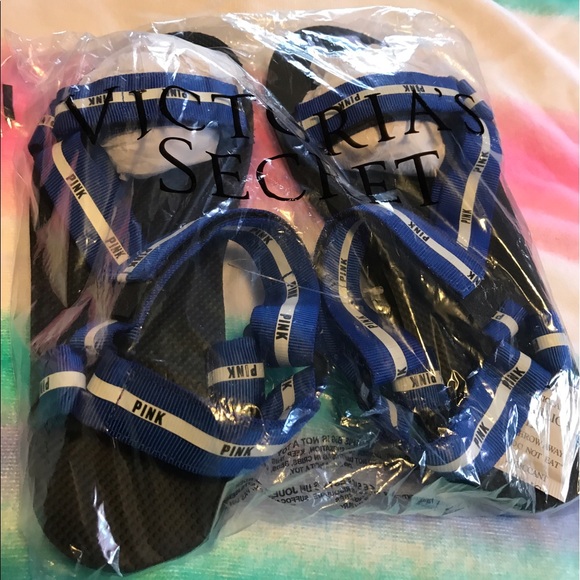 BNWT Pink Victoria'sSecret Promo Velcro Sandals - Picture 5 of 6