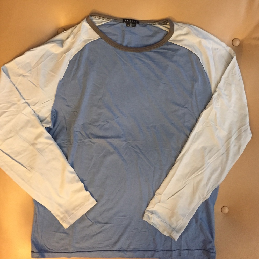 Theory Men's L/S Baseball Tee