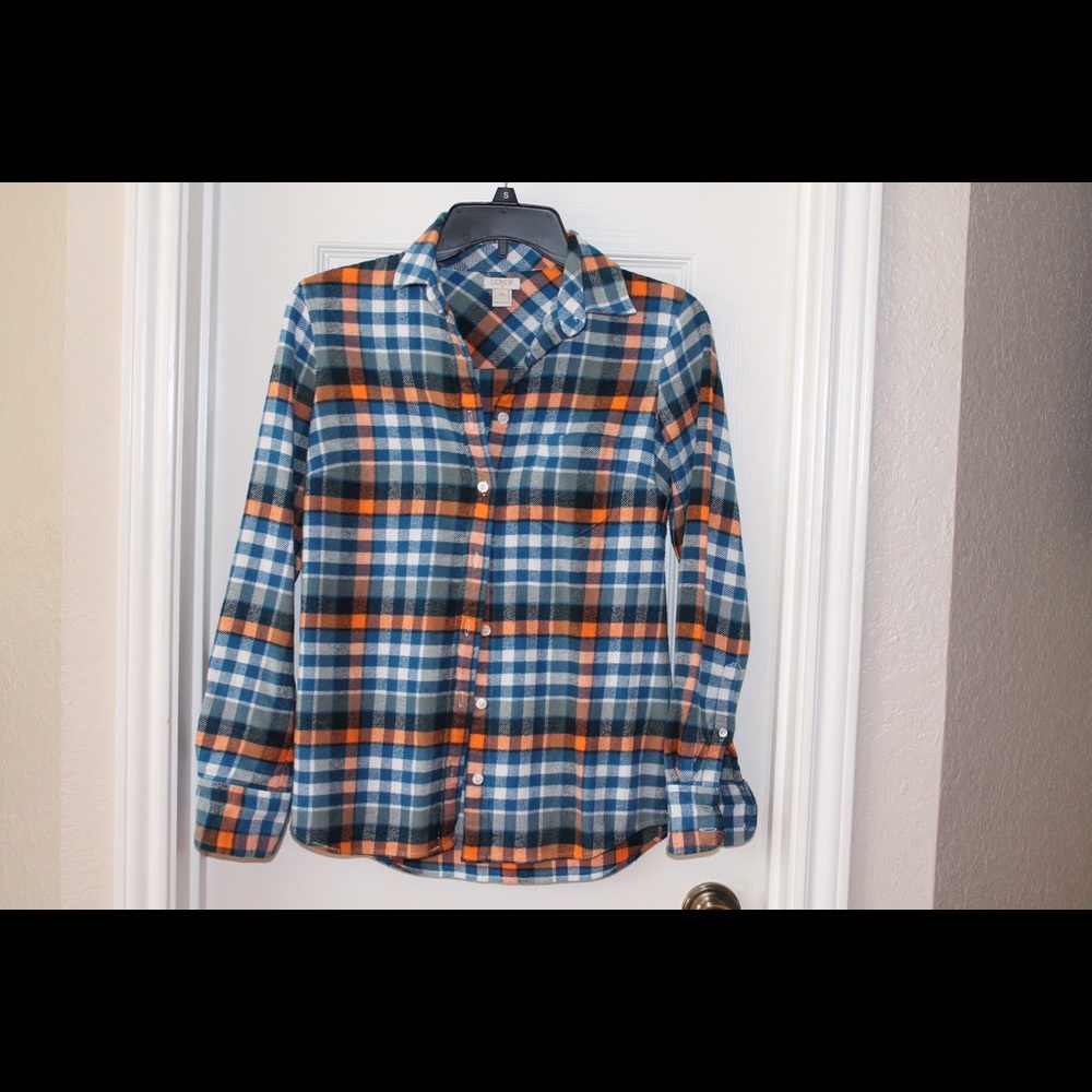 J.Crew factory plaid flannel shirt