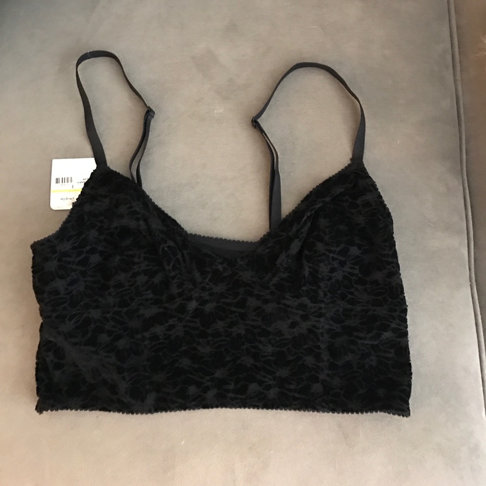 Free People Velvet Bra NWT