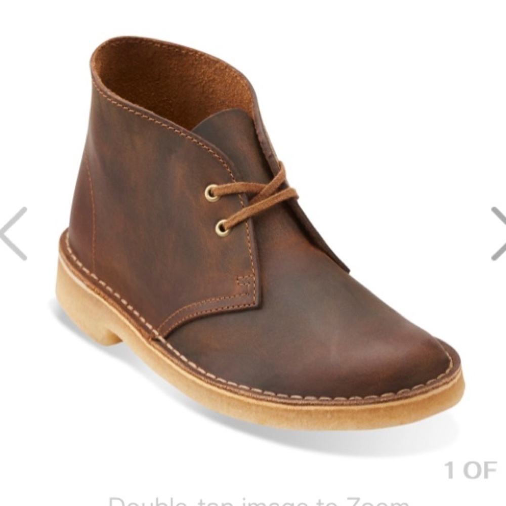 Beeswax Leather Desert Boots