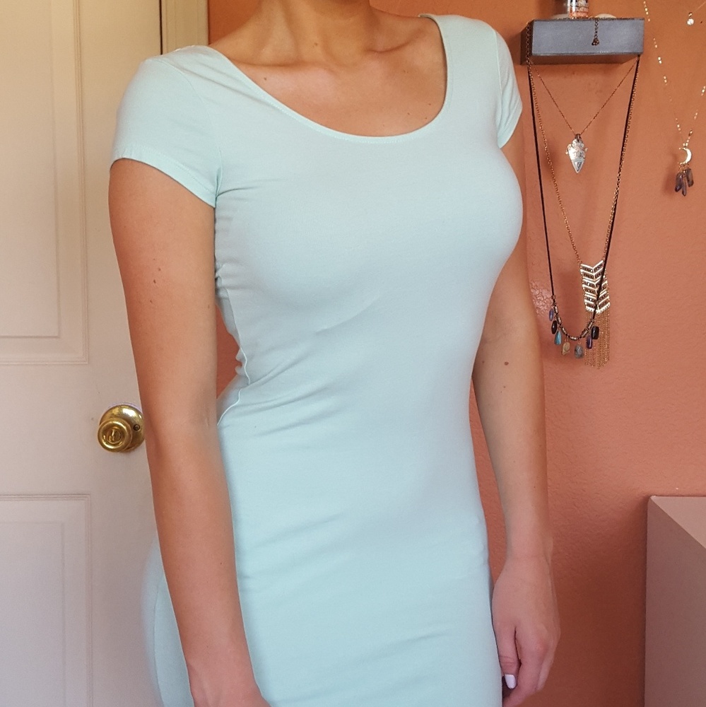 Seablue dress