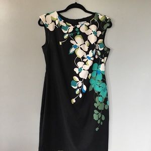 Gorgeous floral black dress