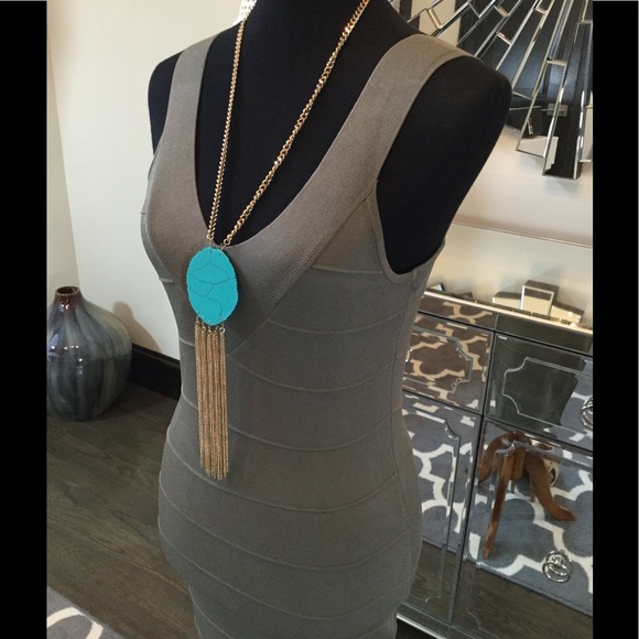 Marciano Olive Bandage Dress - Picture 5 of 8