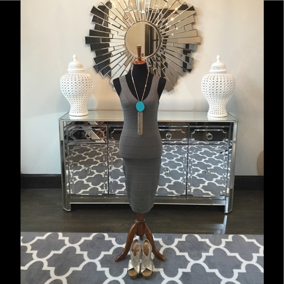 Marciano Olive Bandage Dress - Picture 8 of 8