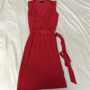 Beautiful red wrap dress from banana republic!