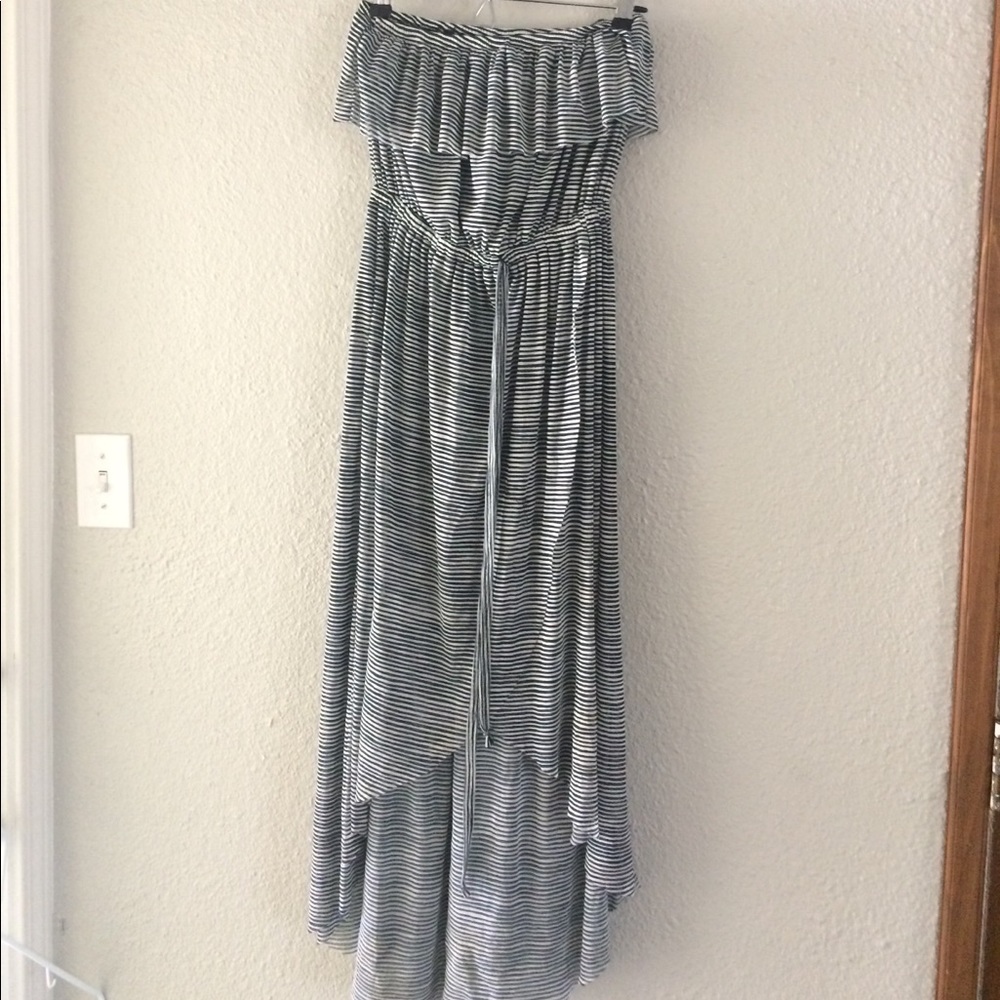 Black & white striped  dress or coverup!