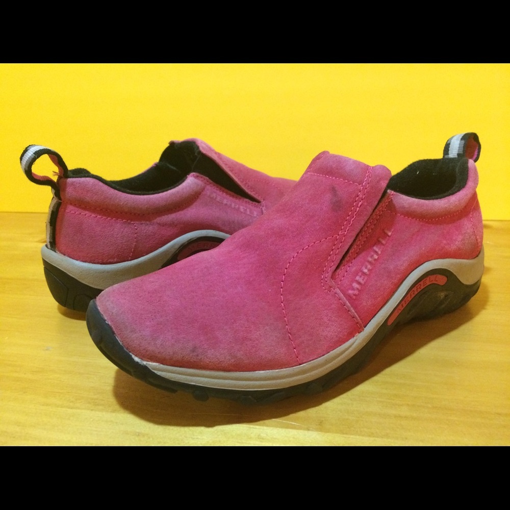 Girl's Size 5.5 Pink Merrell Slip On Shoes