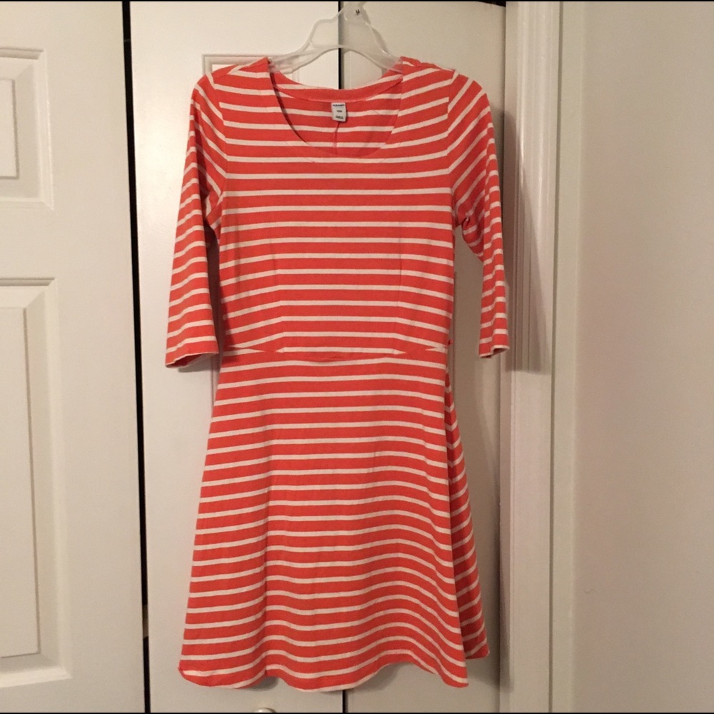 3/4 Sleeve A Line Dress
