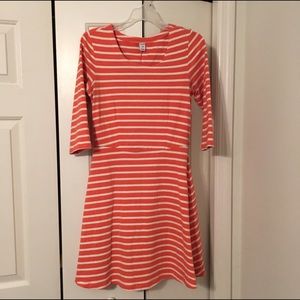 3/4 Sleeve A Line Dress