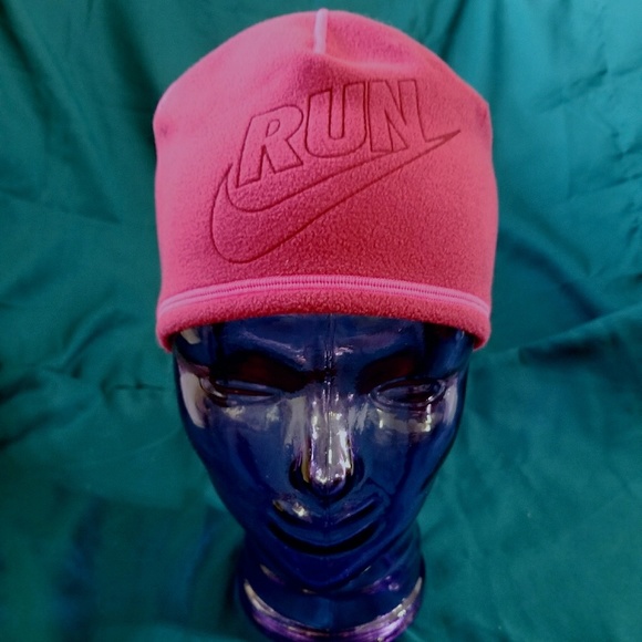 Nike Accessories - NIKE Raspberry & Dark Hot Pink Reversible Beanie