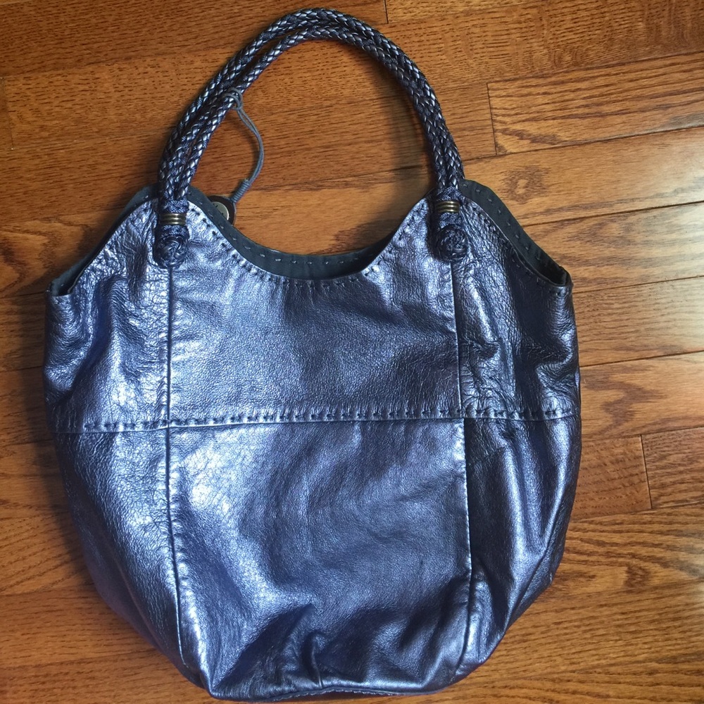Metallic purple The Sak tote