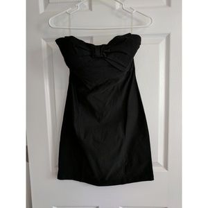 Black Strapless Dress