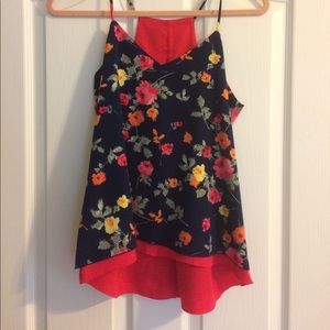 REVERSIBLE Racerback Floral Top