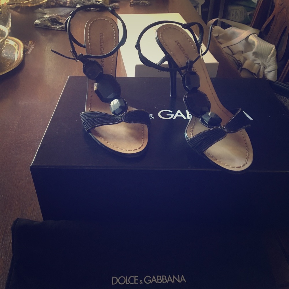 Dolce & gabbana black shoes