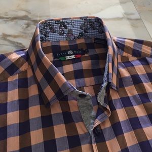 Stone Rose - 100% cotton men's shirt - size M