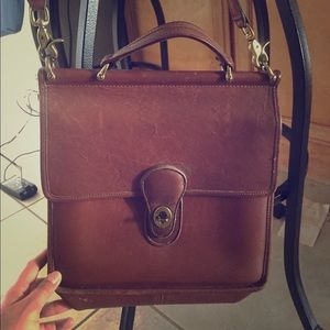 Vintage Coach cross body bag