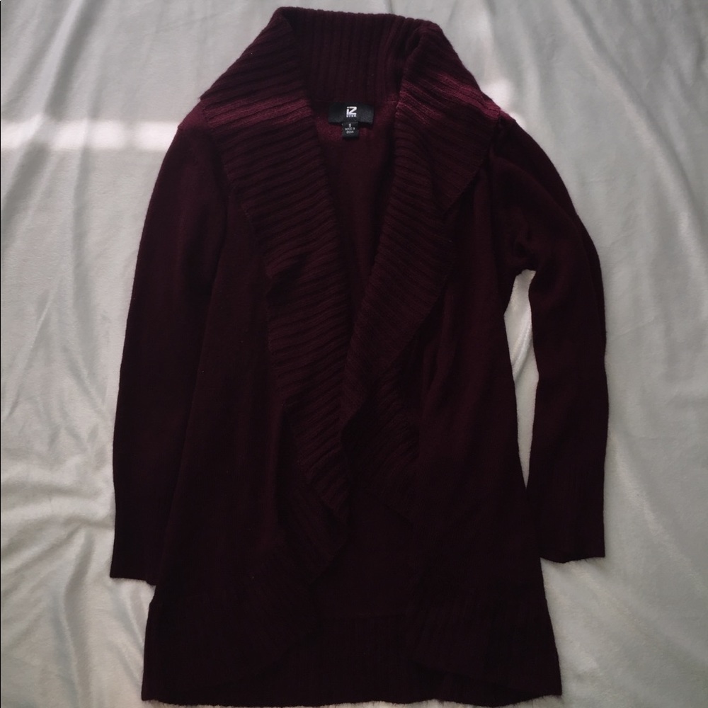 Maroon Cardigan
