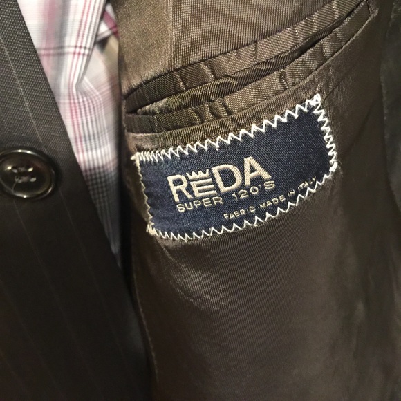 42 R CESARANI DARK GRAY 3 BTN WOOL 2 PIECES - Picture 5 of 5