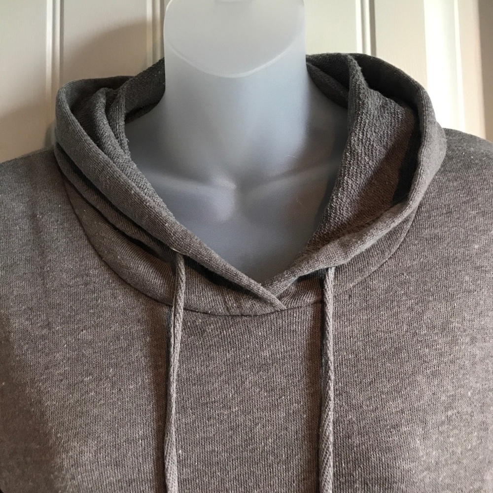 Ocean Drive gray and mint green Pom Pom hoodie S - Picture 3 of 4