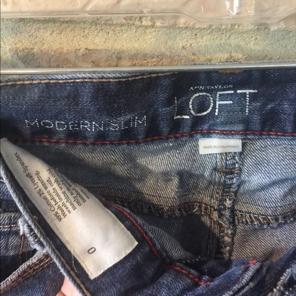 LOFT modern slim jeans - Picture 3 of 3