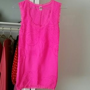 Bright pink...super strechy top