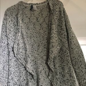 H&M grey knit cardigan