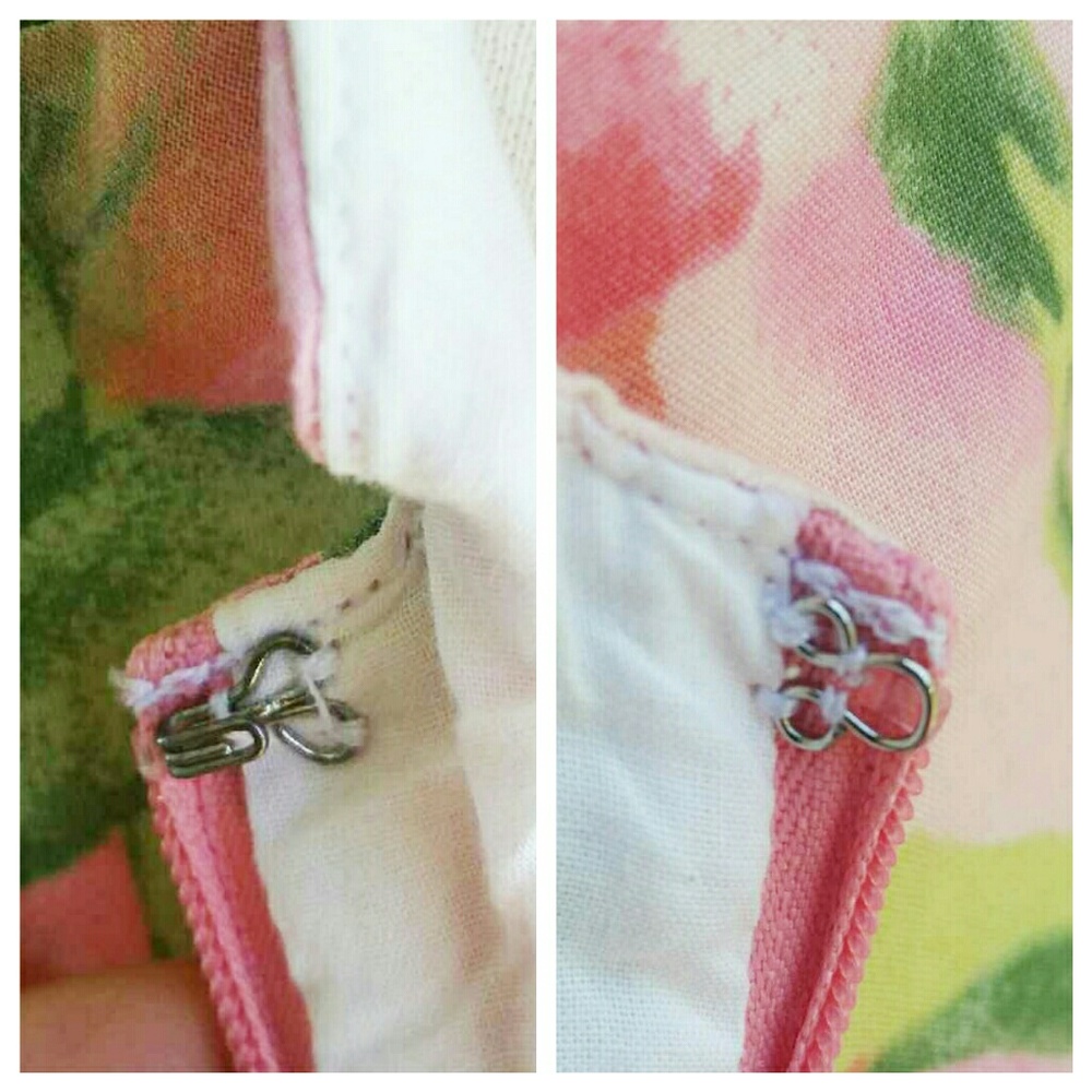 Sold tommy Hilfiger pink floral watercolor dress - Picture 3 of 5