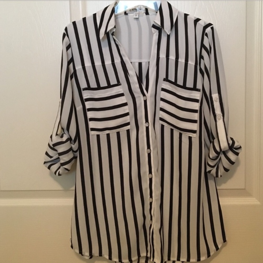 Express striped portofino shirt