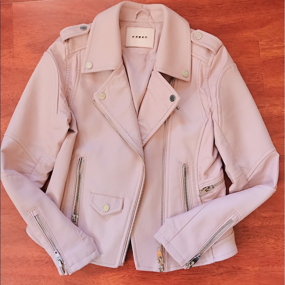 BLANK NYC Faux Leather Moto Jacket