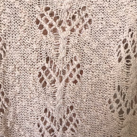 Knitted and Knotted Blush Anthropologie Sweater - Picture 4 of 5