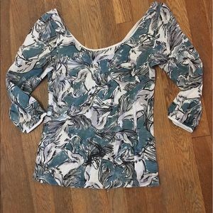 Anthropologie scoop neck shirt