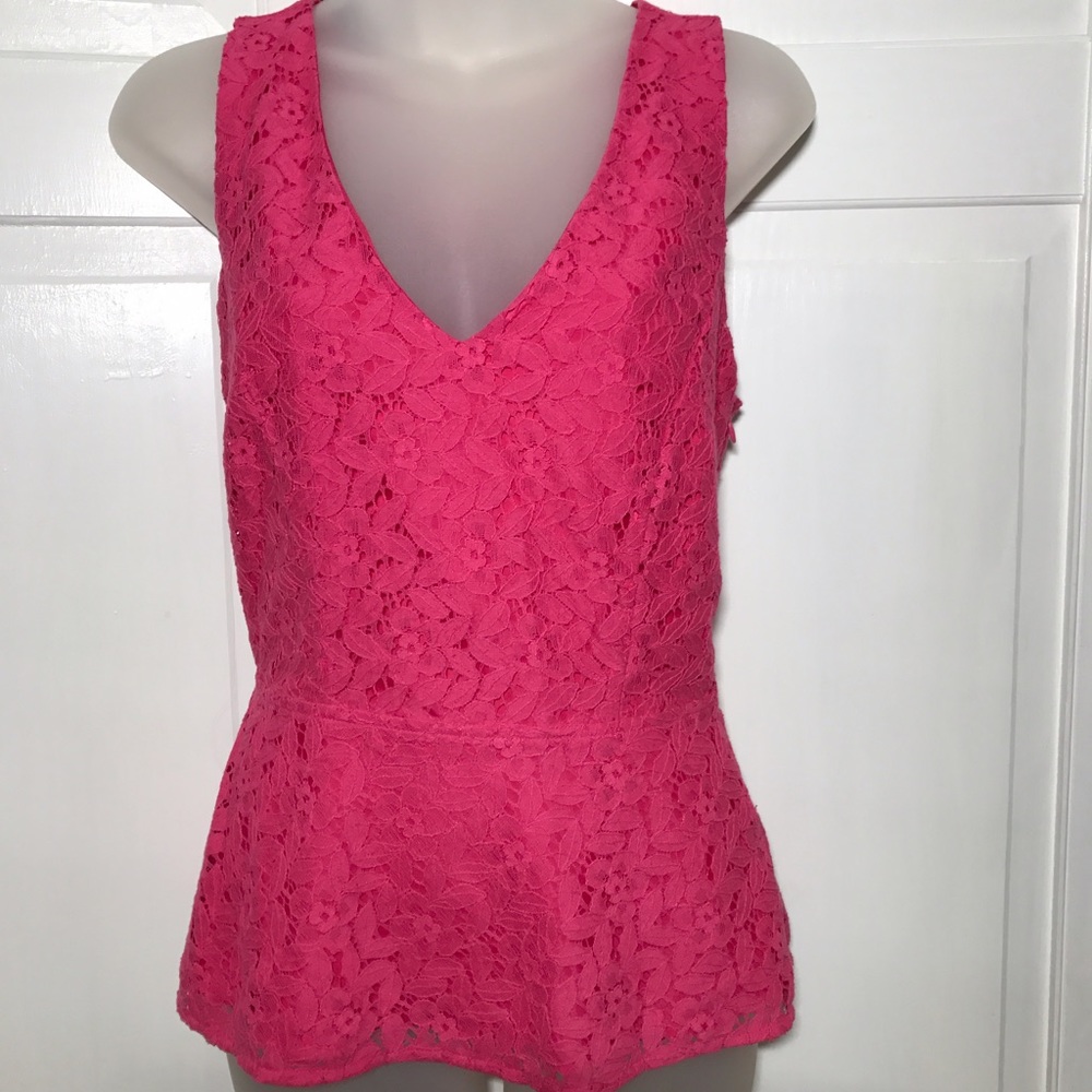 NWT Nicole Miller Lace Top
