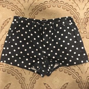 B&w madewell polka dot shorts