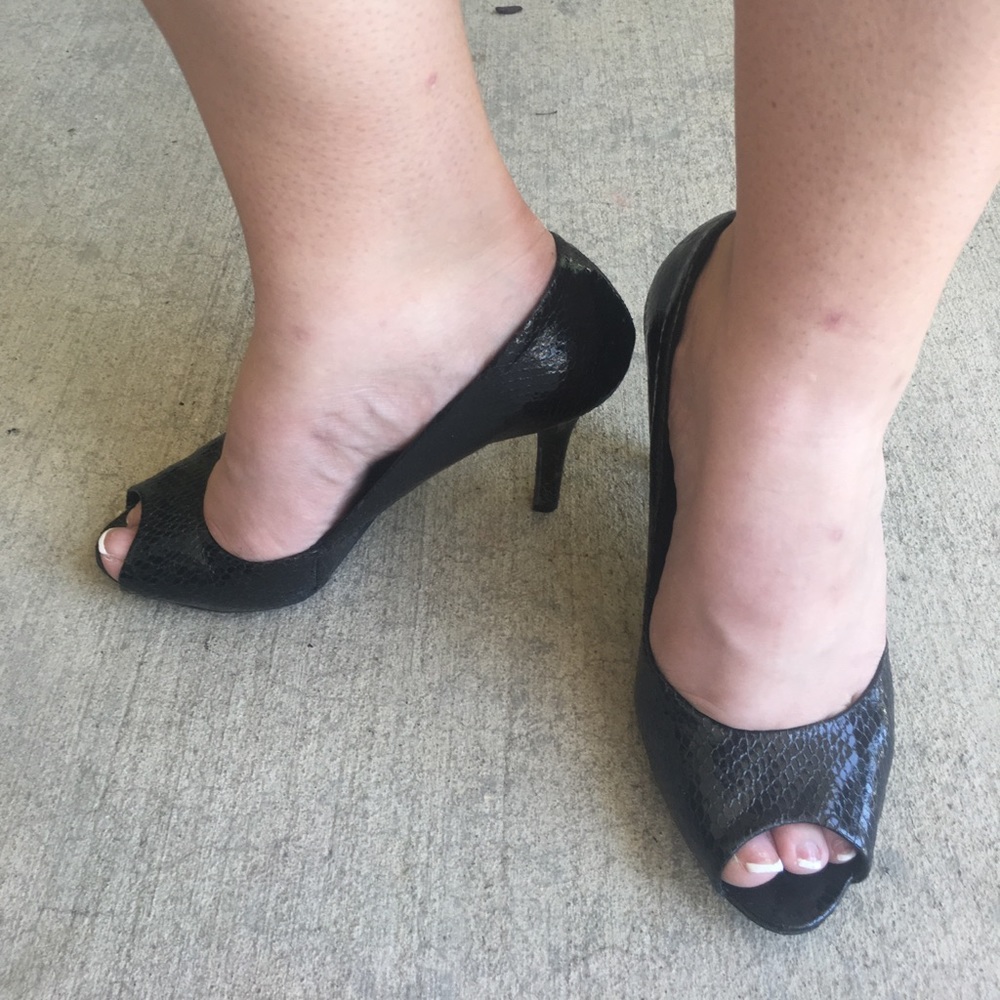Black heels