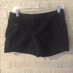 Black LOFT chino shorts