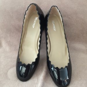 NEW Black Patent Pumps 7 1/2 by WANTED