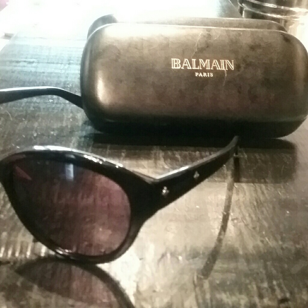 Black Balmain Shades/Sunglasses