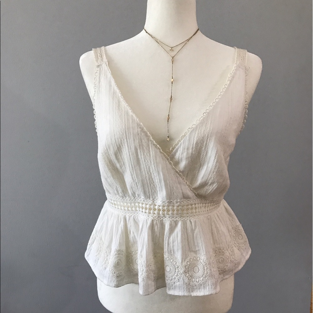Crochet openback top from Topshop