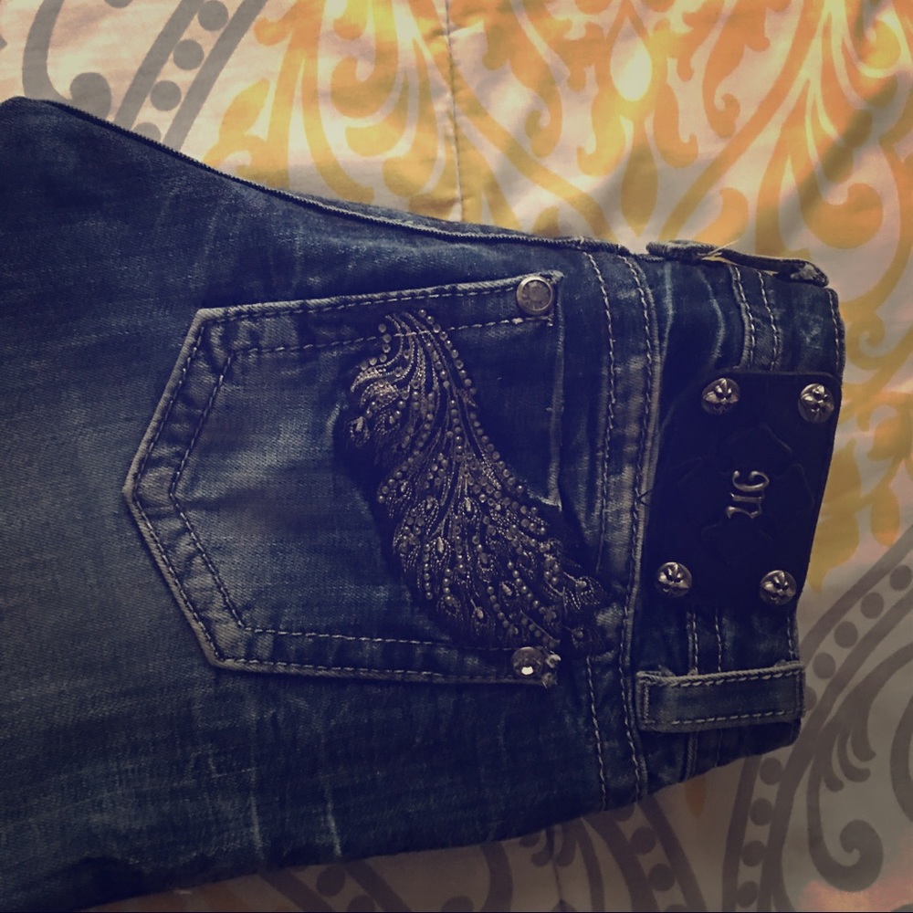 Dark blue boot cut Miss Me Jeans