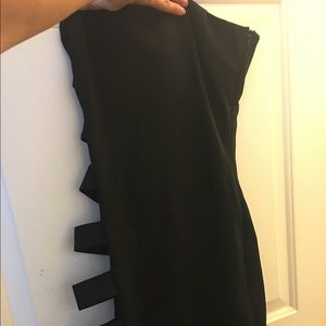 WantMyLook strapless, open side dress.