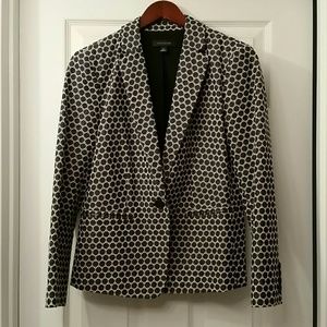 Ann Taylor Denim Eyelet Blazer