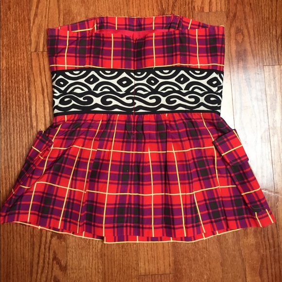 Plenty by Tracy Reese Strapless Top - Picture 2 of 3