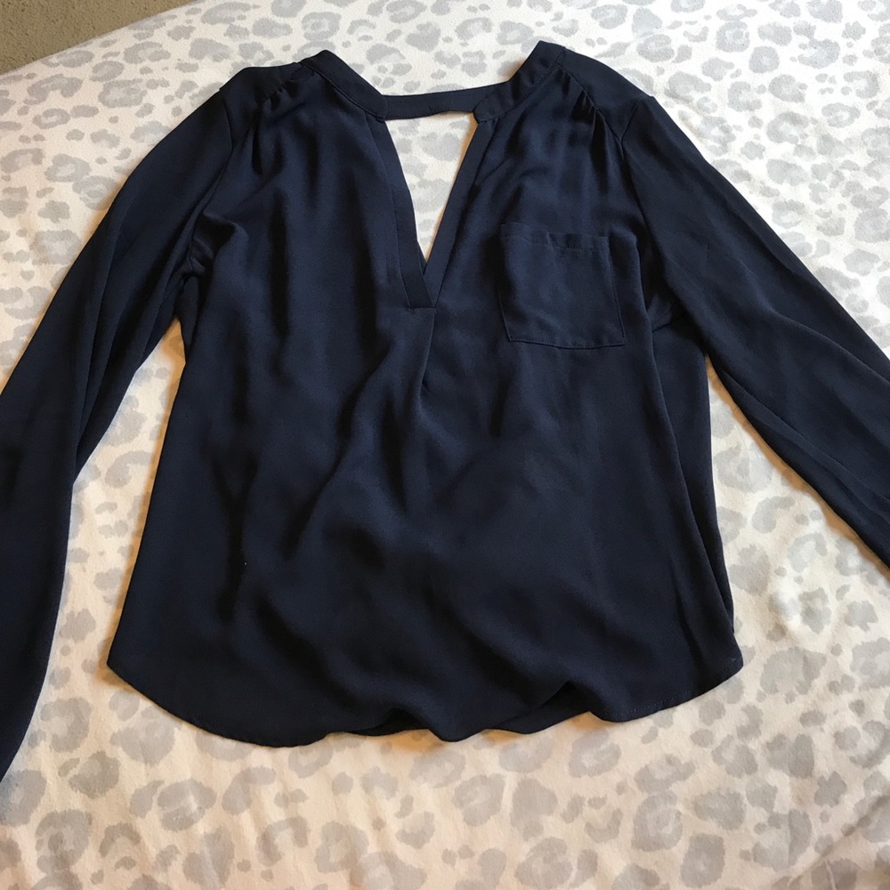 Blue dress shirt