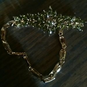 Bracelet Court style emerald
