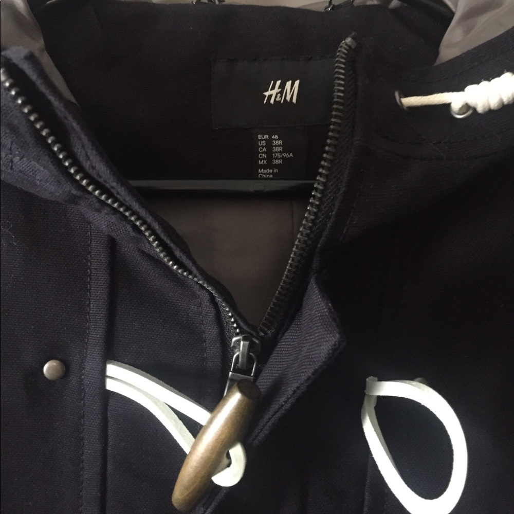 H&M black trench coat for sale!!!