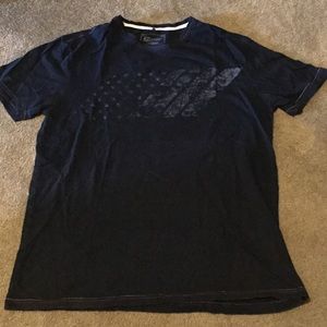 Silver jeans printed T-shirt