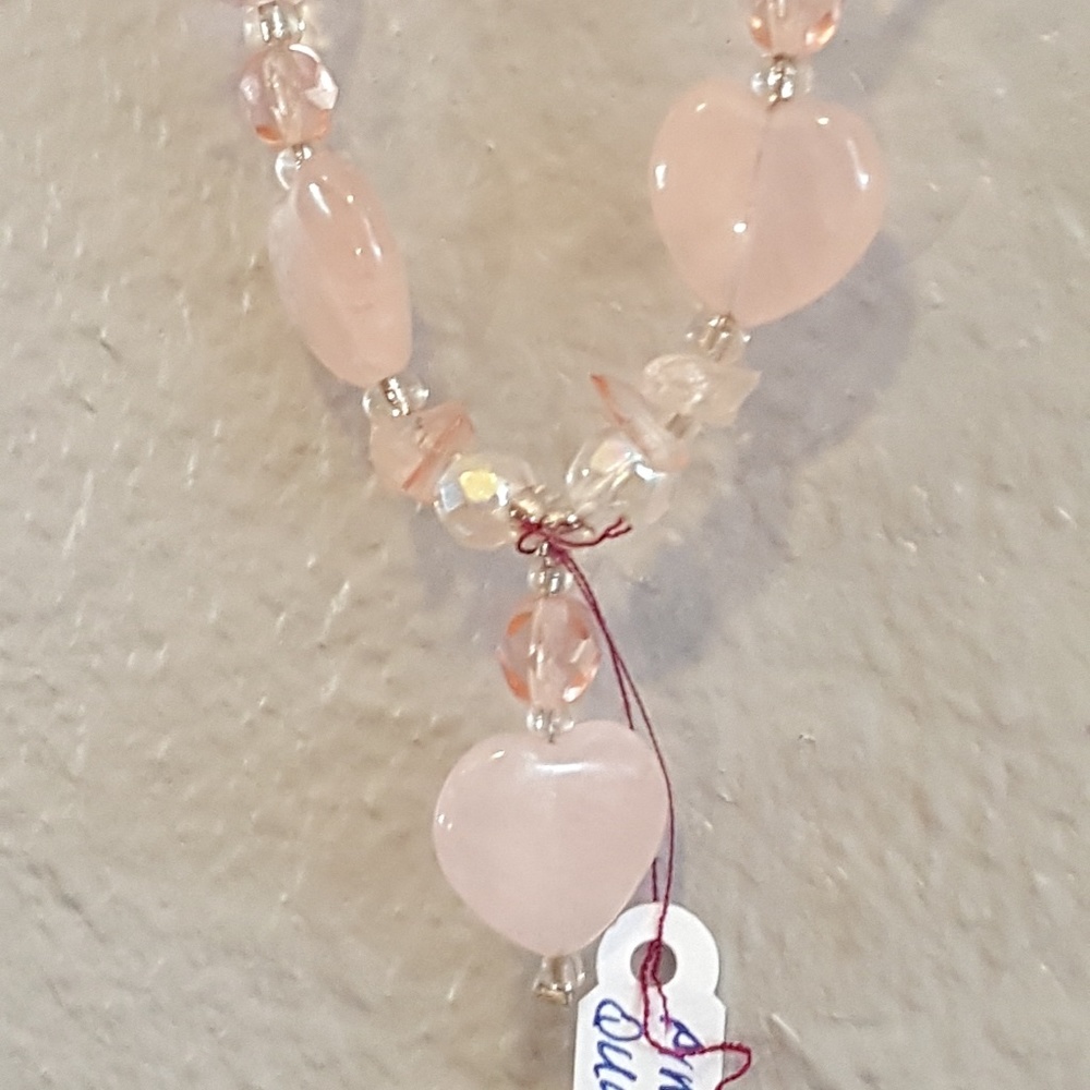 Rose Quartz Gemstone Necklace