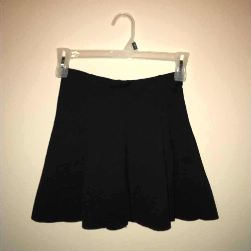 Black, Pleated Skirt