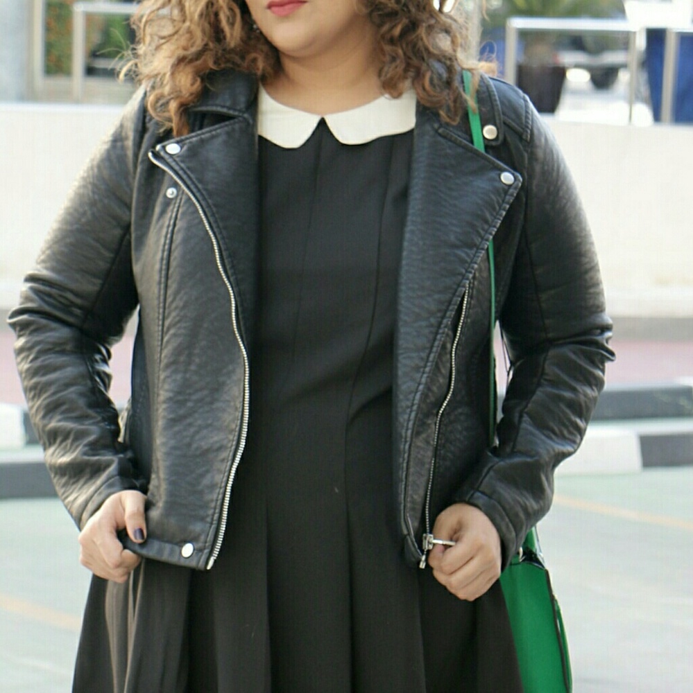 Faux leather Moto/Biker Jacket